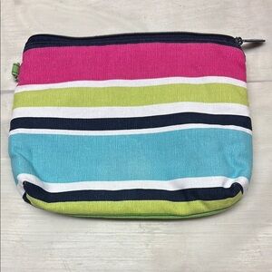 Thirty-one Mini Zipper Pouch Purse Cosmetic Bag in "Preppy Pop"